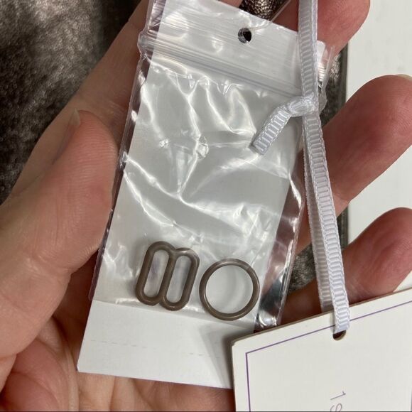 The Curator Gold Metallic Vegan Leather 1.State Dress 2 - Picture 6 of 8